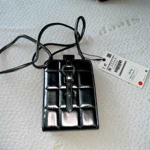 Zara. cell phone /wallet purse combination. small crossbody bag